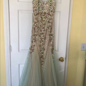 Mermaid sequences dress. Size 10